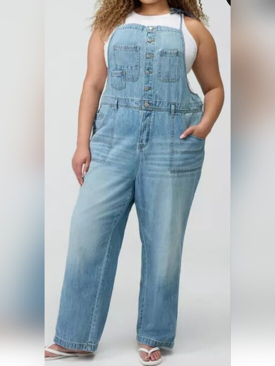 torrid Pants - Torrid Denim Overalls Size 14